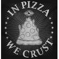 thumbnail image 2 of In Pizza We Crust Funny Food Pun Plus Size Long Sleeve Graphic Tee Shirt Brisco Brands 2X, 2 of 5