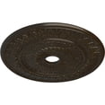 thumbnail image 3 of Ekena Millwork 26 3/4"OD x 3 5/8"ID x 1 1/8"P Leaf Ceiling Medallion (Fits Canopies up to 3 5/8"), Hand-Painted Stone Hearth Crackle, 3 of 5