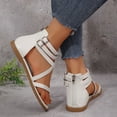 thumbnail image 6 of VEKDONE Women's Strappy Sandals Fashion Women Casual Round Head Comfy Sandals Beach Casual Sandals Shoes, 6 of 9