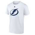 thumbnail image 2 of Men's Fanatics Jake Guentzel White Tampa Bay Lightning Authentic Stack Name & Number T-Shirt, 2 of 3