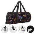 thumbnail image 5 of KLL Humming Bird Duffle Bag For Men Women Sport Gym Fitness Tote Travel Training Workout Basketball Football Weekender, 5 of 8