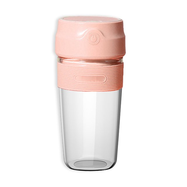 Matsuzay Exprimidor eléctrico portátil, licuadora, recargable, multifuncional, máquina para hacer jugo de frutas, cocina, dormitorio, Picnic, Electrodomésticos Rosa