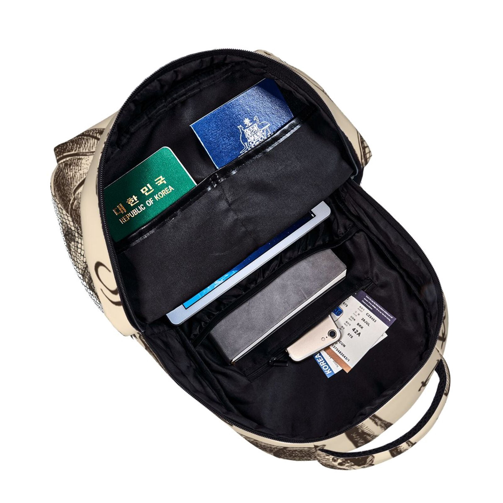 Sport Baseball Football Basketball Backpack Casual College Bag Zipper Laptop Daypack Hiking Rucksack Travel