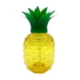 thumbnail image 2 of Pineapple Cups with Straws Plastic Drinking Bottle with Lids Hawaiian Party Supplies Beach Cups for Outdoor Parties 3.54x6.29in 3PCS, 2 of 9