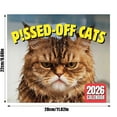thumbnail image 3 of BKER 2026 Peed Off Cats Calendar Meaningful 12 Month Interesting Cat Calendar For Daily For Home Display, 3 of 7