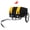 Yellow Black, variant on Heavy-Duty Bike Cargo Trailer with Removable Waterproof Cover, 88 lbs Capacity, 16" All-Terrain Wheels & Foldable Design for Camping, Groceries