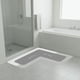 thumbnail image 5 of Alfombra Esquinera En Forma De L, Absorbente, Antideslizante, Lavable, Para Sala De Estar, Cocina Y Baño, Color Gris, 5 of 8