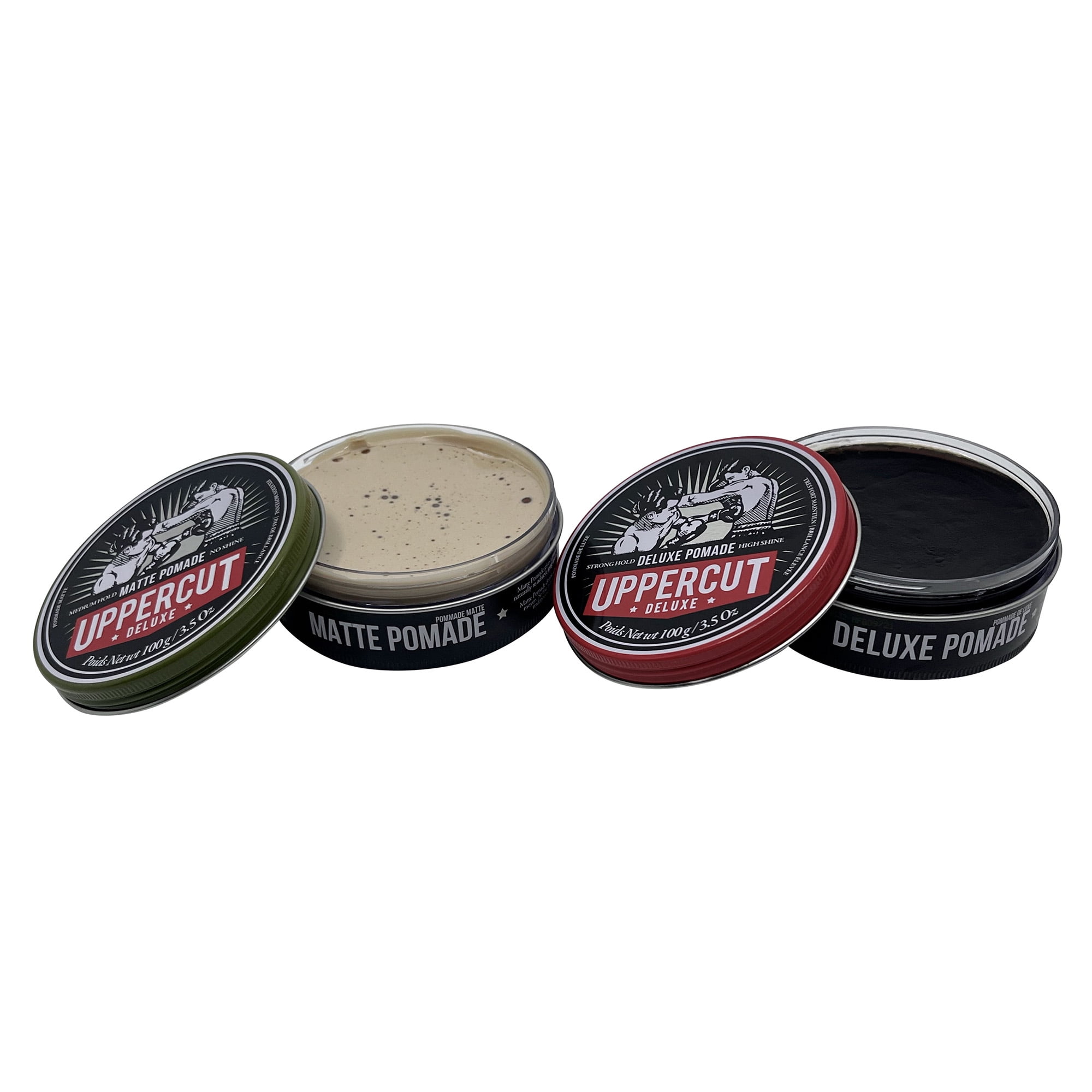 Uppercut Deluxe Matte Pomade Medium Hold & Deluxe Pomade Strong