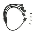 thumbnail image 2 of Divisor de cable argb, 1 a 4 hírra a hurbra 5 v 3 pines rgb cable de extensión divisor para chasis de computeradora enfriador de cpu y ventilador argb de 5 v, 2 of 7