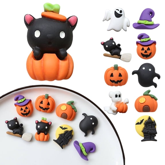 BESEW7 Halloween Decorations, Artificial Mini Ornaments for Fall Thanksgiving Party Table Scatter Decor, Realistic Craft Accents for Home Mantel Shelf Display