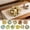 A, variant on Yyuenw Artificial Candle Rings, 8-inch Floral Wedding Candle Rings, Suitable for Wedding, Spring Home Decor, Door Decorations, and Tabletop Arrangement