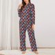thumbnail image 2 of Balery Octopus in love Conjunto de Pijama con Estampado para Mujer, Conjunto de Dos Piezas con Manga Larga, Ropa de Dormir Suave con Bolsillos, Pijamas Cómodos-Small, 2 of 7