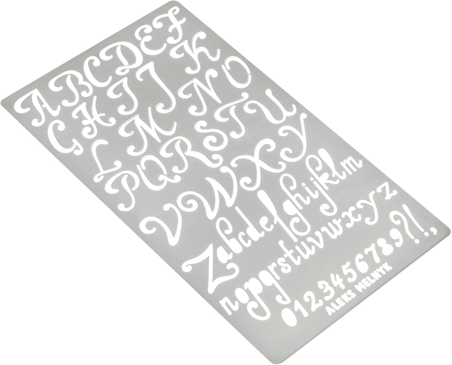 No.34 Metal Stencils, Pyrography, Wood Burning kit 3 PCS Templates, Letters Stencils for Engraving Wood and Patterns, Alphabet and Number, Lettering, Letting, Bullet Journaling