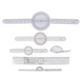 thumbnail image 2 of Spinal Goniometer,  Angle Ruler Transparent Strong Easy Reading Multifunctional  For Student For Home, 2 of 8