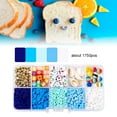 thumbnail image 3 of simhoa 4mm 10 Grid Clay Kit with Letters String racelet Making Kit DIY Round B B, 3 of 8