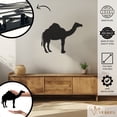 thumbnail image 2 of Violaura Camel Metal Wall Art - Easy to Install Hanging Perfect for Home, Living Room Decor (24.0" x 18.5"), 2 of 8