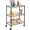 Black, variant on YRLLENSDAN 3 Tier Metal Shelving Units for Home, 450 lbs Capacity Storage Shelves for Kitchen 23" L x 13" W x 32" H Heavy Duty Wire Shelving Rack Garage with Wheels for Pantry Closet Laundry