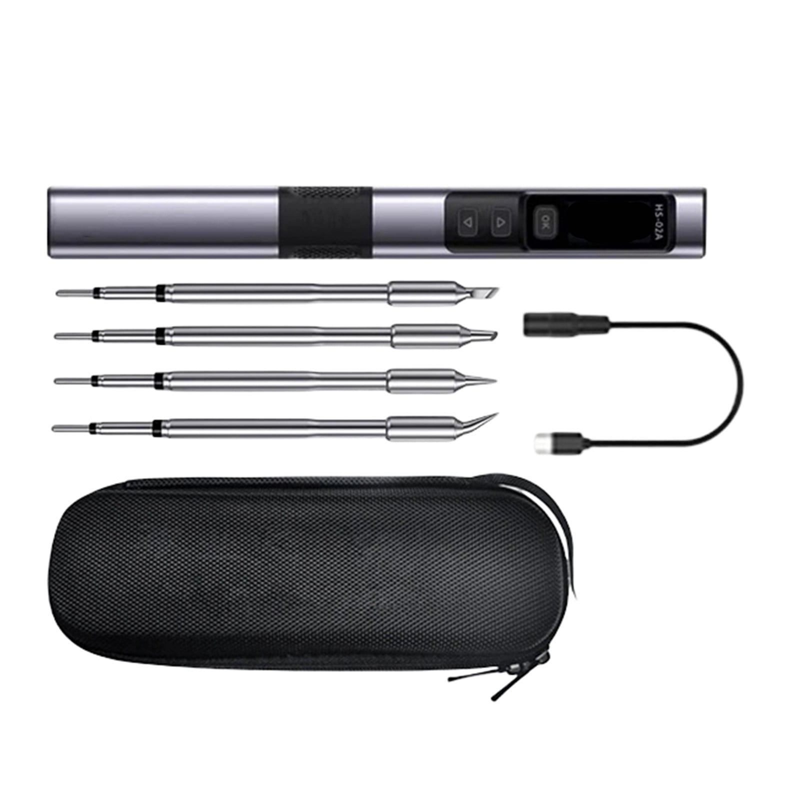 Portable Fast Heating 100W Soldering Iron Having Auto Sleep Mode to Prevent Dry Burns for Enhancing Safety