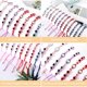 thumbnail image 3 of Juego de 12 pulseras de mal de ojo, ajustables, coloridas, cuentas de mal de ojo, pulseras Mal De Ojo, tobillera de la suerte para mujeres, niñas y niños, 3 of 5