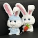 thumbnail image 4 of Muñeco de Conejo Blanco Hqiyonwanju Juguete de Peluche 20cm, 4 of 5