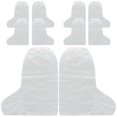thumbnail image 1 of 10Pcs Foot Covers Transparent Disposable Waterproof for Feet Care at Home Use, 1 of 8