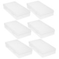 thumbnail image 2 of 6 cajas de almacenamiento rectangulares de plástico transparente para artículos pequeños., 2 of 6