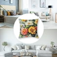 thumbnail image 5 of Creowell Spring Floral Throw Pillow Covers Home Sweet Home Flowers Truck Farmhouse Decorative Pillows Soft Cushion Cases for Couch Sofa Bed Home Decor 2pcs White, 5 of 7