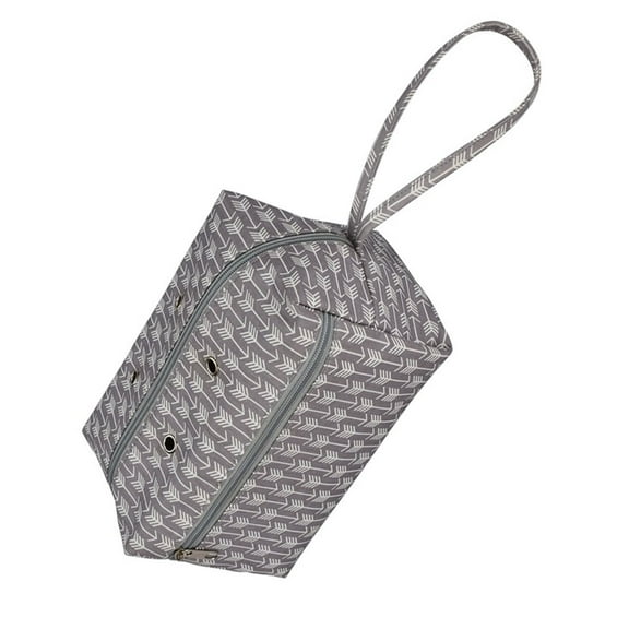 Matsuzay Bolsa de ganchillo para almacenamiento de hilo, saco de tejer, organizador de punto exquisito, ganchos interiores resistentes al desgaste, De coser 13*12*21cm Matsuzay HA024540-01