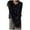 Black, variant on Women's Cardigan Solid Color Round Neck Pearl Buckle Knitted Cardigan for Women Versatile Top with Long Sleeves for Spring and Autumn Purple One Size