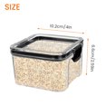 thumbnail image 5 of Ghopy Airtight Food Storage Container with Lids Clear Plastic Dry Food Canisters Kitchen Pantry Organization and Storage for Cereal Flour Sugar Coffee Rice Nuts Snacks, 5 of 9