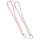 thumbnail image 4 of 2 piezas de correas de muñeca para guantes de esquí, cordón antipérdida, correa de muñeca para mano, cordón para Rosa Blanco, 4 of 9