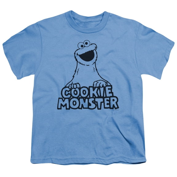 Sesame Street - Vintage Cookie Monster - Youth Short Sleeve Shirt - Large