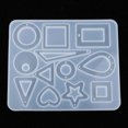 thumbnail image 3 of Molde de de Formas Variadas, Herramienta de Fabricación de de Silicona DIY para Arcilla Polimérica, , Resina Epoxi, Molde para - El 11.5x9.5cm Sunnimix Moldes de fabricación de joyas, 3 of 8