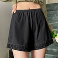 thumbnail image 6 of Wancir Womens Slip Shorts Lace Trim Pettipants Bloomers Split Skirt Culottes Half Slips Under Dresses Shorts for Women, 6 of 6