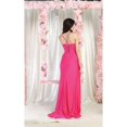 thumbnail image 4 of May Queen MQ2026 Juniors Womens Glitter Corset Lace up Back High Slit Prom Gown, 4 of 9