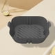 thumbnail image 4 of Bandeja de Hornear Antiadherente Flexible y Resistente al Calor 7.7 x 7.7 x 2 pulgadas, Silicona de Grado Alimenticio, Diseño con Separador de Aceite, Para Freidoras Hornos Microondas, Herramienta, 4 of 6