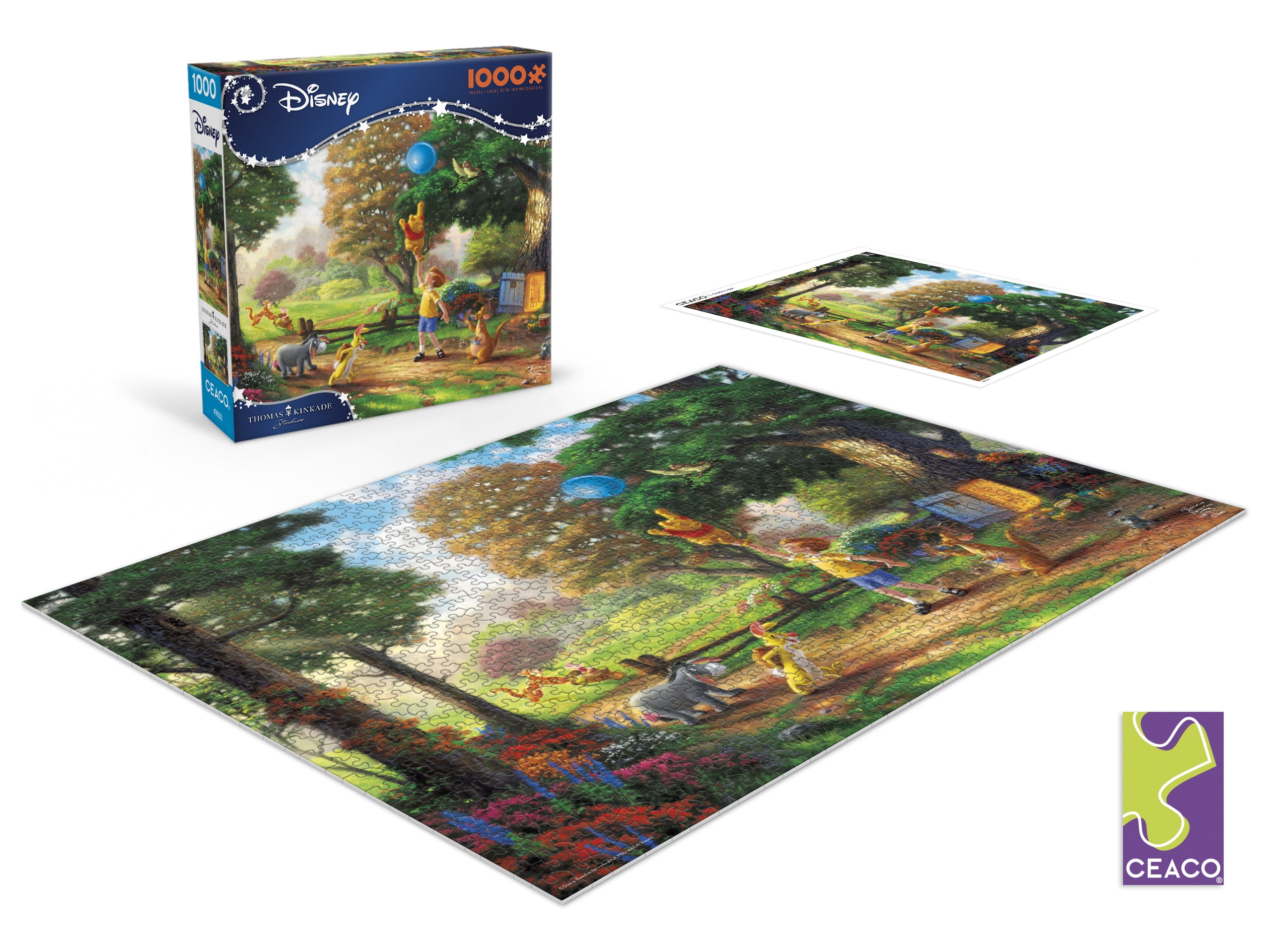 Ceaco 1000 Piece Winnie the Pooh II Interlocking Jigsaw Puzzle