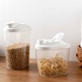 thumbnail image 6 of SLYNSHome Cereal Containers Storage,33 oz Airtight Large Dry Food Storage Containers with Pouring Spout BPA Free Dispenser Plastic Bin,for Flour and Grain Coffee Kitchen Storage Gadget, 6 of 6