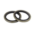thumbnail image 3 of Unique Bargains 25 Pcs Joints de Rondelle Plats en Bronze Ton sur Drain d'Huile de Voiture, 3 of 4