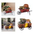 thumbnail image 1 of de rueda de resina creativa de hierro ,Cart Flower Pot Do Old Reutilizable suavemente duradero,Soporte patio de jardín ornamental retro,Diseño de decoración Baoblaze  Maceta, 1 of 8