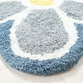 thumbnail image 3 of SAFAVIEH Novelty Taneka Floral Area Rug, Ivory/Blue, 4' x 4' Round, 3 of 7