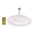 thumbnail image 1 of Milaget Ceiling Fan with Light E27 Dimmable LED Lighting Ceiling Fans for Study Home White A, 1 of 9