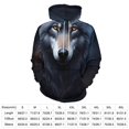 thumbnail image 2 of Mystic Wolf Portrait 3D Print Hoodie Men Women Autumn Thin Pullover Sweatshirt Vintage Streetwear Tops, 2 of 6