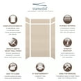 thumbnail image 4 of Transolid Swkx48368412 Saramar 48" W X 36" D X 96" H Six Panel Shower Wall Kit - Cashew, 4 of 5