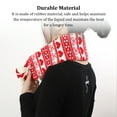 thumbnail image 3 of Billuyoard Bolsa de agua caliente con manga larga reutilizable para adultos, regalos de Navidad, calentadores de manos, bolso de relleno a prueba de Suministros térmicos Rojo oscuro 2L Billuyoard HA071685-08, 3 of 6