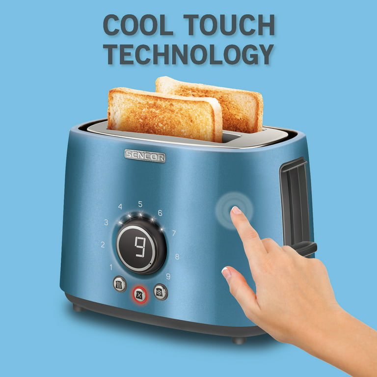 Digital 2 Toaster With Touch Control Stainless Steel - Temu