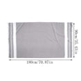 thumbnail image 3 of Lksixu Turkish Beach Towels, 35"x71" Oversized Cotton Beach Towel with Tassels, Lightweight Sand Free Quick Dry Bath Towels, Soft & Absorbent Beach Blanket for Travel, Yoga, Camping, Swimming Pool, 3 of 6
