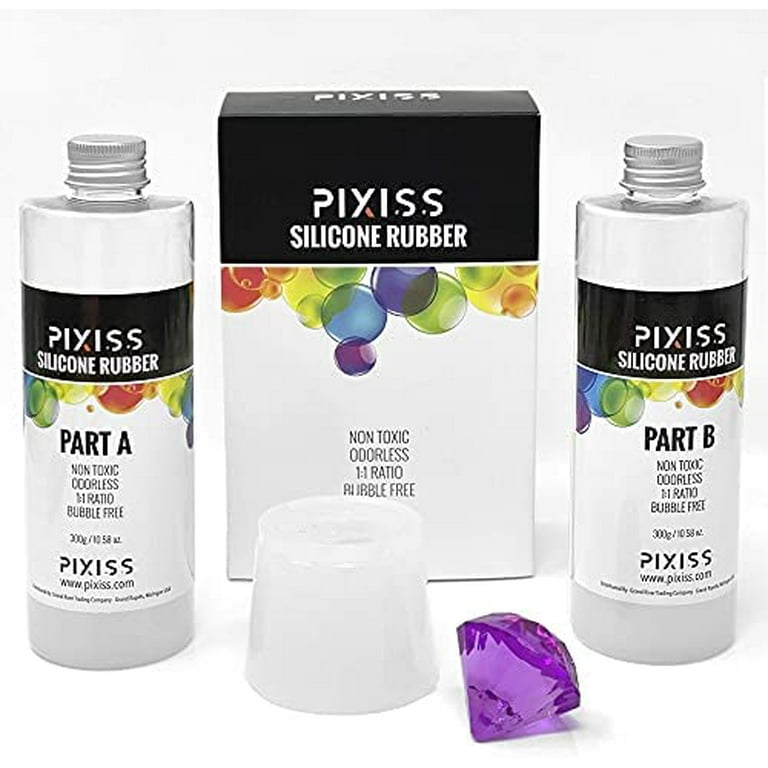PIXISS Liquid Silicone Rubber For Mold Making - 21.16 oz. Kit – Pixiss