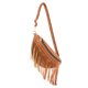 thumbnail image 2 of Bolsa Tassels Lady Chest Bag PU Leather Fanny Pack Riñonera europea para viajes (marrón) Ehuebsd Para Estrenar, 2 of 2