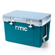 RTIC 32 QT Ultra-Light Hard-Sided Ice Chest Cooler, Deep Harbor and RTIC Ice, Fits 48 Cans